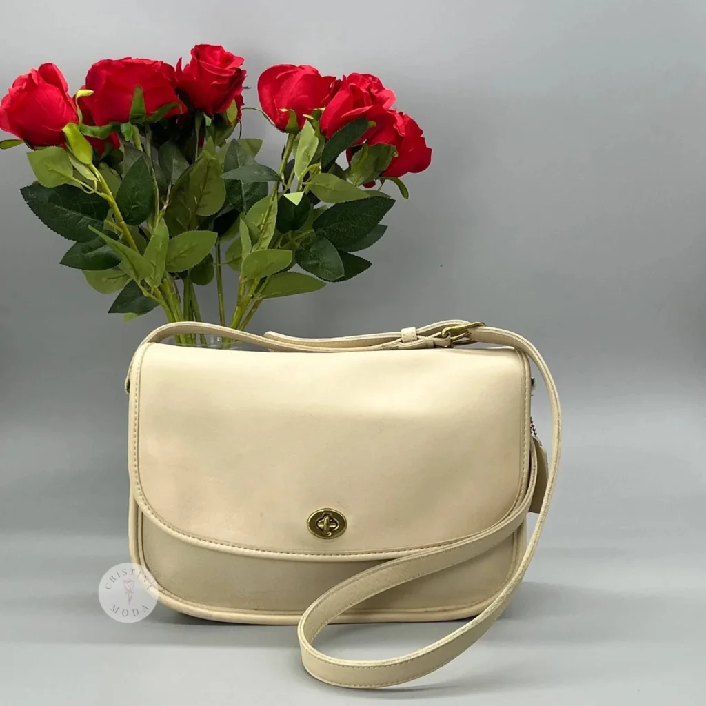 vintage coach city bag bone